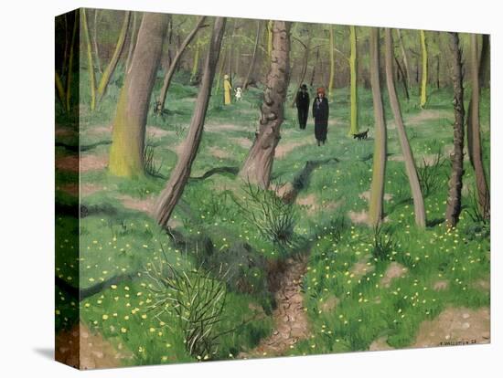 Undergrowth in Spring, 1923-Félix Vallotton-Stretched Canvas