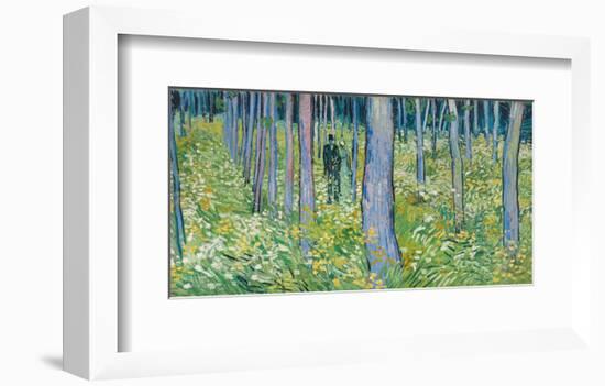 Undergrowth with Two Figures, 1890-Vincent van Gogh-Framed Art Print