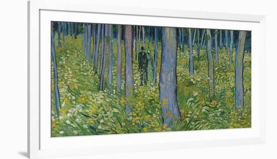 Undergrowth With Two Figures, 1890-Vincent Van Gogh-Framed Giclee Print