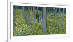 Undergrowth With Two Figures, 1890-Vincent Van Gogh-Framed Giclee Print