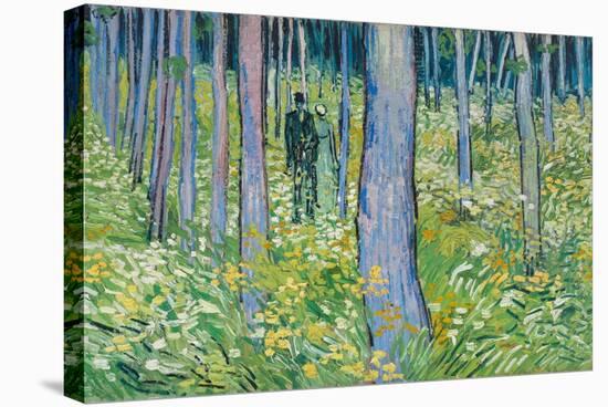 Undergrowth with Two Figures, 1890-Vincent van Gogh-Stretched Canvas
