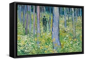 Undergrowth with Two Figures, 1890-Vincent van Gogh-Framed Stretched Canvas