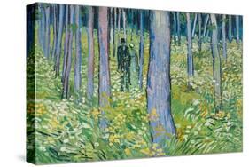 Undergrowth with Two Figures, 1890-Vincent van Gogh-Stretched Canvas