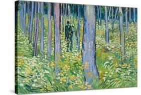 Undergrowth with Two Figures, 1890-Vincent van Gogh-Stretched Canvas