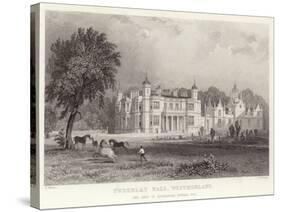 Underlay Hall in Westmoreland-Thomas Allom-Stretched Canvas