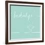 Underline Bath VII Teal-Veronique Charron-Framed Art Print