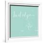 Underline Bath VII Teal-Veronique Charron-Framed Art Print