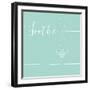 Underline Bath VIII Teal-Veronique Charron-Framed Art Print
