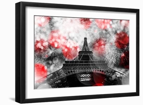 Underneath The Eifflel 2-Tracey Telik-Framed Art Print