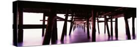 Underneath view of San Clemente Pier, San Clemente, Orange County, California, USA-null-Stretched Canvas