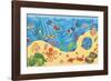 Undersea Fun-Sophie Harding-Framed Art Print