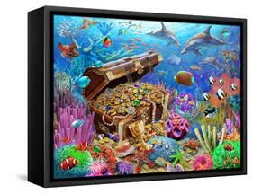 Undersea Treasure-Adrian Chesterman-Framed Stretched Canvas