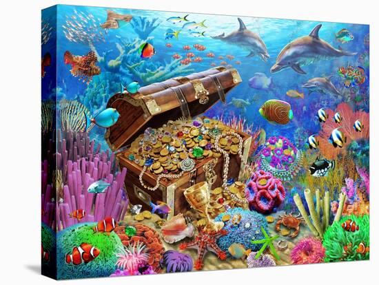 Undersea Treasure-Adrian Chesterman-Stretched Canvas
