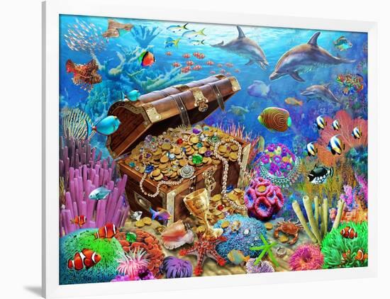 Undersea Treasure-Adrian Chesterman-Framed Art Print