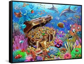 Undersea Treasure-Adrian Chesterman-Framed Stretched Canvas