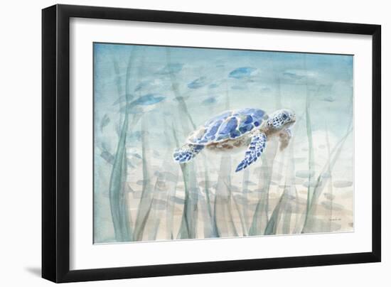 Undersea Turtle-Danhui Nai-Framed Art Print