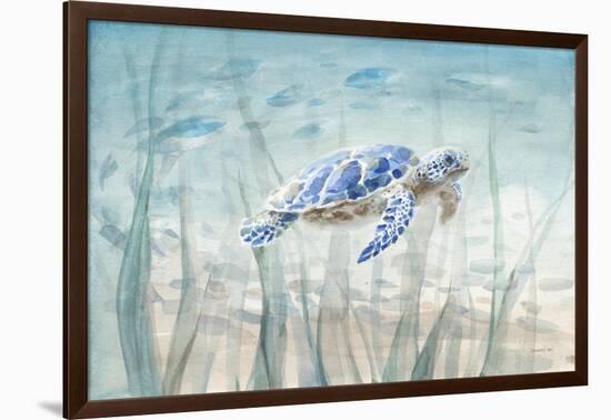 Undersea Turtle-Danhui Nai-Framed Art Print