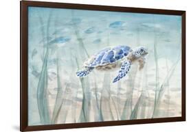 Undersea Turtle-Danhui Nai-Framed Art Print