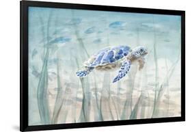 Undersea Turtle-Danhui Nai-Framed Art Print