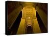 Underside of the Arc de Triomphe at Night, Paris, France-Jim Zuckerman-Stretched Canvas