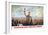 Understanding the Leadership of Stalin, Come Forward with Communism-Boris Berezovskii-Framed Art Print