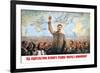 Understanding the Leadership of Stalin, Come Forward with Communism-Boris Berezovskii-Framed Premium Giclee Print