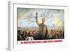 Understanding the Leadership of Stalin, Come Forward with Communism-Boris Berezovskii-Framed Premium Giclee Print