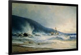 Undertow Near Cap Saint Martin-null-Framed Giclee Print