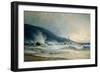 Undertow Near Cap Saint Martin-null-Framed Giclee Print