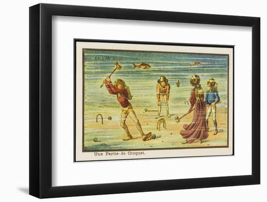 Underwater Croquet-Jean Marc Cote-Framed Photographic Print