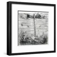 Underwater Explorer-null-Framed Art Print