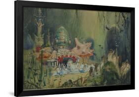 Underwater Kingdom. Stage Design for the Opera Rusalka by A. Dargomyzhsky, 1884-Viktor Mikhaylovich Vasnetsov-Framed Giclee Print