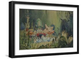 Underwater Kingdom. Stage Design for the Opera Rusalka by A. Dargomyzhsky, 1884-Viktor Mikhaylovich Vasnetsov-Framed Giclee Print