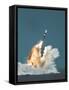 Underwater Launch of a Trident Ballistic Missile from a Submarine-null-Framed Stretched Canvas