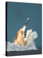 Underwater Launch of a Trident Ballistic Missile from a Submarine-null-Stretched Canvas