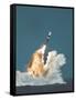 Underwater Launch of a Trident Ballistic Missile from a Submarine-null-Framed Stretched Canvas