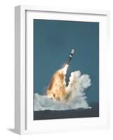 Underwater Launch of a Trident Ballistic Missile from a Submarine-null-Framed Photo