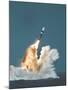 Underwater Launch of a Trident Ballistic Missile from a Submarine-null-Mounted Photo