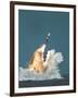 Underwater Launch of a Trident Ballistic Missile from a Submarine-null-Framed Photo