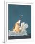 Underwater Launch of a Trident Ballistic Missile from a Submarine-null-Framed Photo