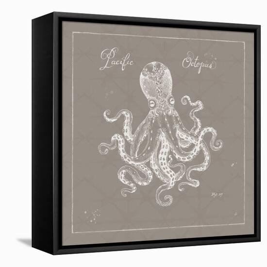 Underwater Life X Greige-Daphne Brissonnet-Framed Stretched Canvas