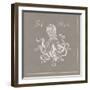 Underwater Life X Greige-Daphne Brissonnet-Framed Art Print