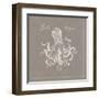 Underwater Life X Greige-Daphne Brissonnet-Framed Art Print