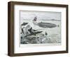 Underwater Manoeuvres, from Le XXeme Siecle, La Vie Electrique, c.1890-Albert Robida-Framed Giclee Print