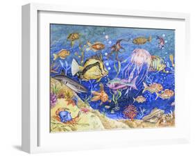 Underwater Menagerie-Charlsie Kelly-Framed Giclee Print