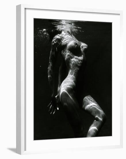 Underwater Nude, c. 1980-Brett Weston-Framed Photographic Print