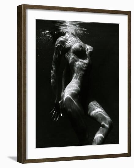 Underwater Nude, c. 1980-Brett Weston-Framed Photographic Print