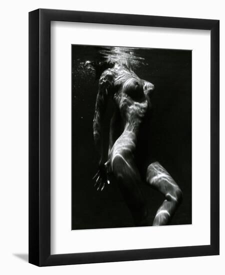 Underwater Nude, c. 1980-Brett Weston-Framed Photographic Print