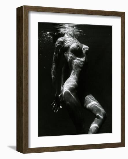 Underwater Nude, c. 1980-Brett Weston-Framed Photographic Print