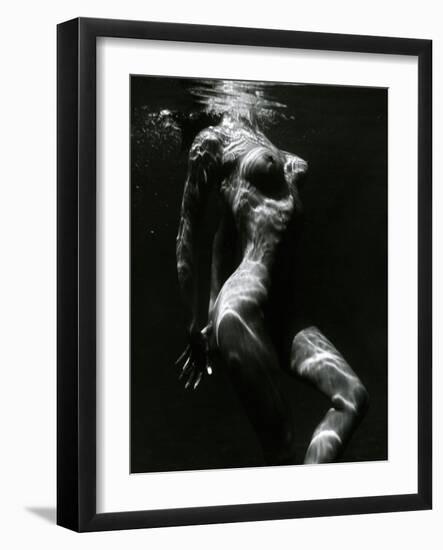 Underwater Nude, c. 1980-Brett Weston-Framed Photographic Print